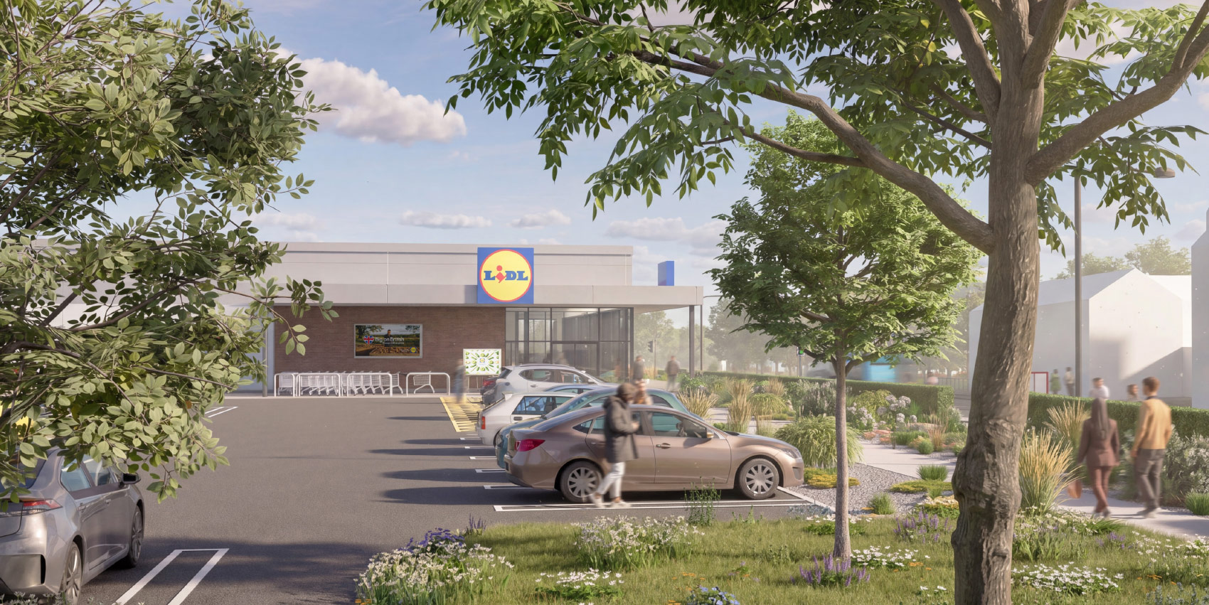 3D visual of the proposed store
