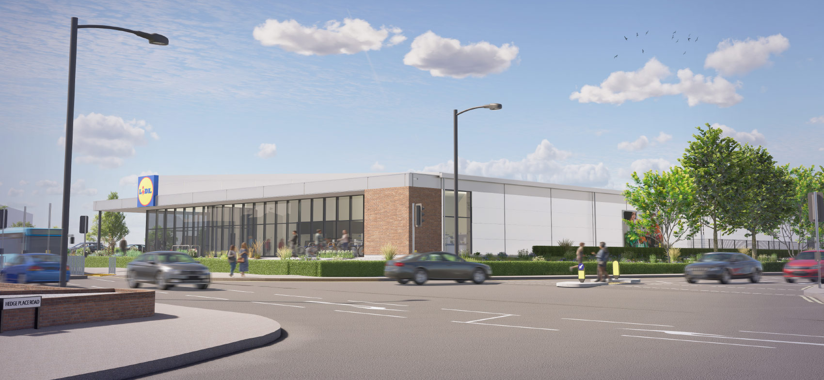 3D visual of the proposed store